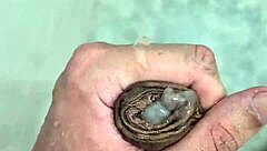 Brazilian Guy Cums in the Shower