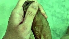 Brazilian Guy Cums in the Shower