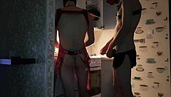 Jasper Prepares A Meal In The Kitchen