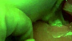 cody roy gives danielle roy the best night watch as she cums in fishnet lingerie.