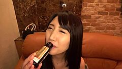 Japanese esthetician engages in POV sex with men from app hyper bitch behavior