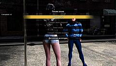 Naked girls intensely training in fashion business hentai game