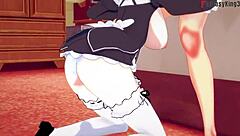 Rem Boobjob Sucking And Fucking Big Boobs Maid Re Zero