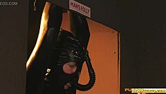 feeling humiliated as cfnm wanks my bound body before swapping