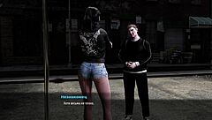 Naked girls intensely training in fashion business hentai game