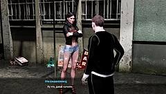 Naked girls intensely training in fashion business hentai game