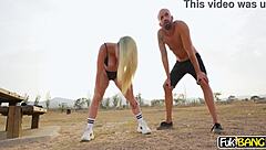 Kourtney Love Feels Intense Pleasure In Outdoor Doggystyle Public Sex