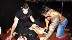 Intense Threesome in Jail