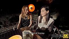 European cuckold watches his girlfriend get fucked in POV