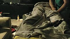 Intense Oiled Massage Turns into Oral Sex with Wife