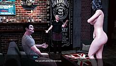 Fashion Business 13 - Monica Rubs Cock in Bar