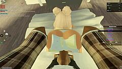 Big Black Cock Fucks Blonde Bitch Doggy Style In Roblox Porn