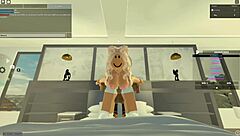 Big Black Cock Fucks Blonde Bitch Doggy Style In Roblox Porn