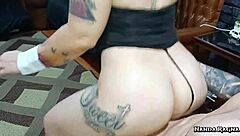 Slutty blonde gets her ass spanked and fucked hard