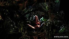 Sensual Couple Saves Broken Relationship In The Jungle