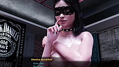 Fashion Business 13 - Monica Rubs Cock in Bar