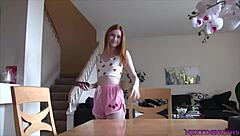 A Cute Girl Seeks Attention on the Bed