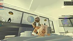 Big Black Cock Fucks Blonde Bitch Doggy Style In Roblox Porn