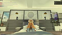 Big Black Cock Fucks Blonde Bitch Doggy Style In Roblox Porn