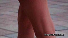 Perky Blonde Blows the Voyeur Classmate