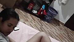 Almost caught fucking my stepsister in real homemade sex!