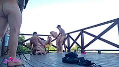 University students' wild dorm party caught on camera