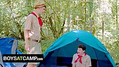 Scout Boy Seduces Master with Handjob and Deepthroat