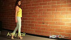 Hd pov cute student begs for cum in tight pussy!