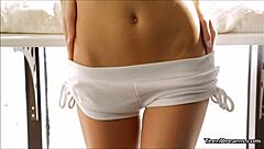 Hot Solo Teen Fingers Her Pussy to Orgasm