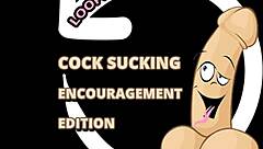 In this gay video, he encourages cock sucking passionately.