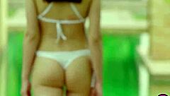 stunning petite model strips down teasingly