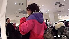 Seductive Czech Kitten Shagged in POV After Shopping Centre Tease