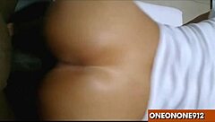 Ebony Teen Bent Over For Big Black Dick Cum Overflow In Pussy