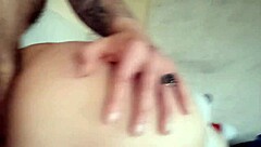 Latina girlfriend with monster cock tattoo