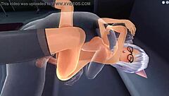 teen 18+ handjob and sex in hentai