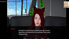 3D animated porn: Redhead gets gang banged by new stepsons