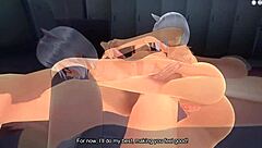 teen 18+ handjob and sex in hentai