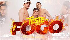 We Fuck Our Friend In Gay Threesome