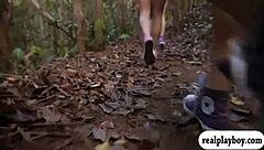 Badass Babes Sky Diving And Boar Hunting In Public Outdoors.