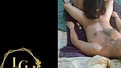 Chubby mother-in-law sucks and swallows cum