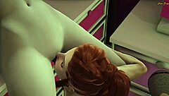 Brigitte Fingers Dva Then Strapon Fucks Her