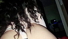 Mexican latina stepdaughter gets wet vagina played with by daddy