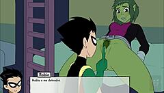 Kitten Breaks Starfire's Ass