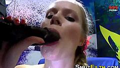 hardcore european blowbang with cumshots 😈