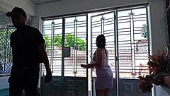 i take advantage of the delivery guy's kindness, offering payment in kind as i undress.