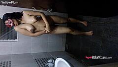 reenu bhabhi does a shower striptease exposing her nice tits and amazing pussy