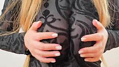 Big tits bouncing while riding a dick hard