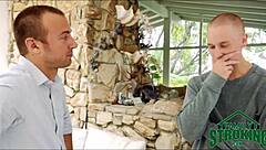 Teen Blindfolded, Fucked Hard by Stepbrother and Boyfriend in COLLEGE DORM