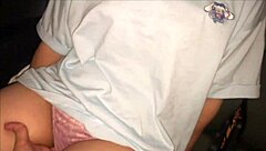 In the dead of night, this perverted couple gets wildly excited during car sex in a deserted spot.