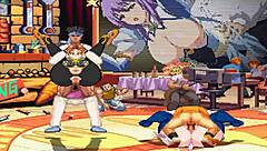 hentai mugen 18 character edit showcase with intense cum action in anime game